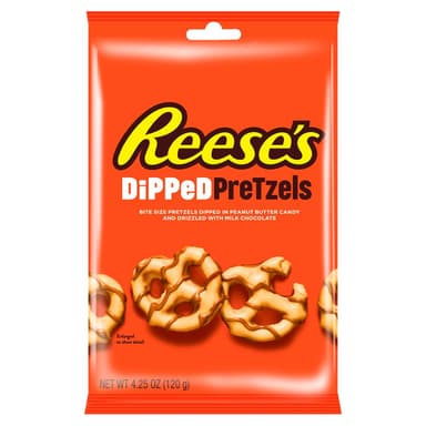 Reese's Dipped Pretzels - 12 x 120g Bags
