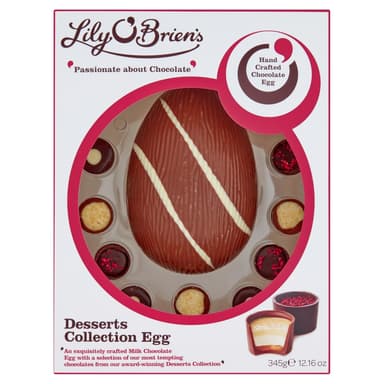 Lily O’Brien’s Desserts Collection Egg - 1 x 240g Box