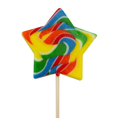 Candy Realms Star Lolly - 16 x 125g Lollipops