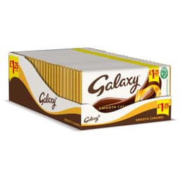 Galaxy Smooth Caramel & Milk Chocolate Block Bar 135g £1.25 PMP