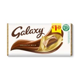 Galaxy Smooth Milk Chocolate Block Bar 110g £1.25 PMP