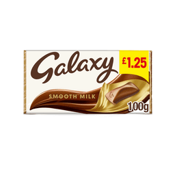 Galaxy Smooth Milk Chocolate Block Bar 110g £1.25 PMP