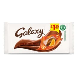 Galaxy Orange Milk Chocolate Block Bar 110g