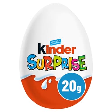 Kinder Surprise Milk Chocolate Egg With Toy Messages - 36 x 20g Eggs