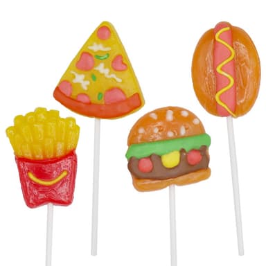 Candy Realms Fast Food Pops - 24 x 50g Lollipops