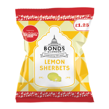 Bonds Lemon Sherbets - 12 x 120g Bags