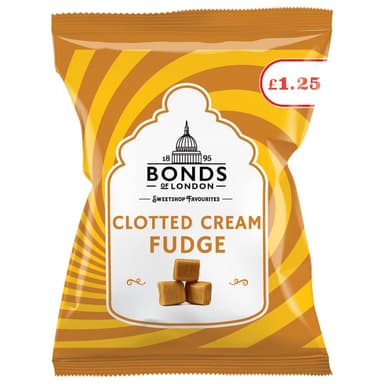 Bonds Clotted Cream Fudge Share Bag - 12 x 120g Bags