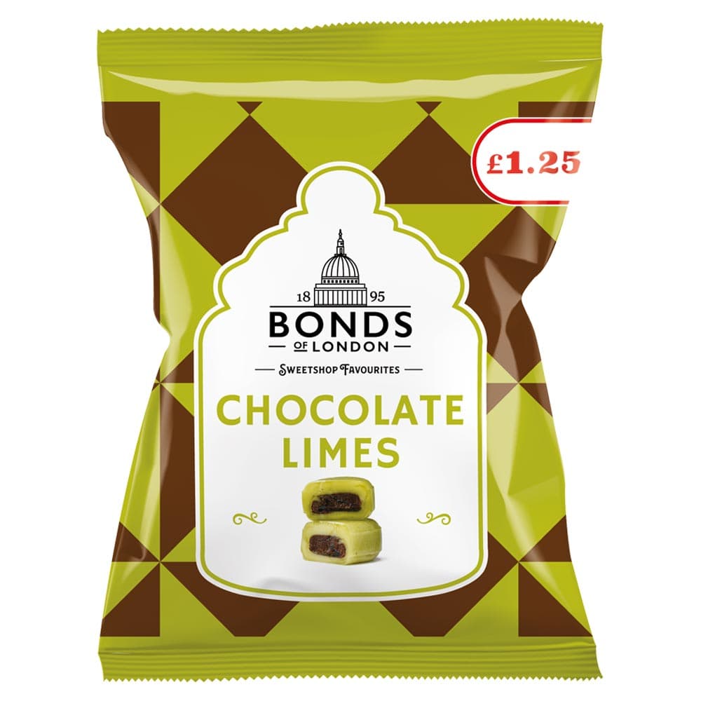 Bonds Chocolate Limes Bags 120g £1.25 PMP