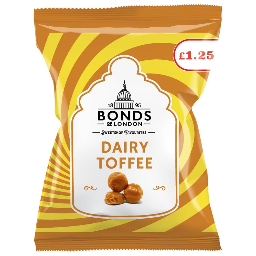 Bonds Dairy Toffee £1.25 PMP 120g