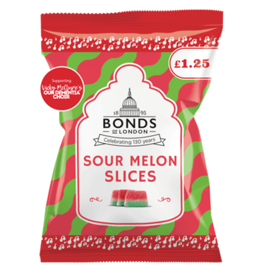 Bonds Sour Melon Slices Bags - 12 x 130g
