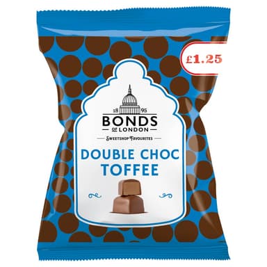 Bonds Double Choc Toffee - 12 x 100g Bags