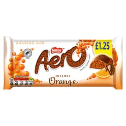 Aero Orange Chocolate Sharing Bar 90g £1.25 PMP
