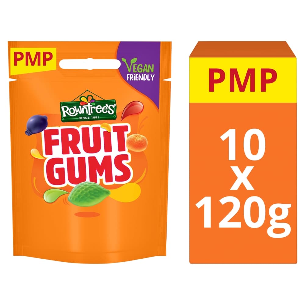 Rowntree's Fruit Gums Sweets Sharing Bag 120g PMP £1.25