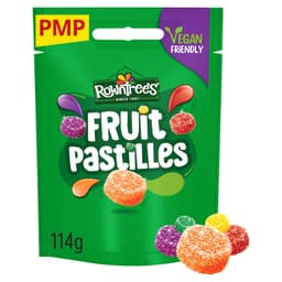 Rowntree's Fruit Pastilles Sweets Sharing Bag 114g PMP £1.25