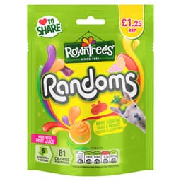 Rowntree's Randoms Sweets Sharing Bag 120g PMP £1.25