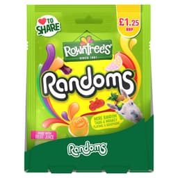 Rowntree's Randoms Sweets Sharing Bag 120g PMP £1.25