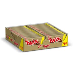 Twix Caramel & Milk Chocolate Fingers Biscuit Snack Bars Multipack £1.25 PMP 3 x 40g