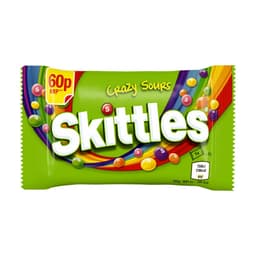 Skittles Vegan Crazy Sours Bag