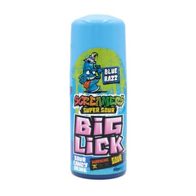 Zed Candy Screamers Blue Razz Big Lick - 12 x 60ml Bottles