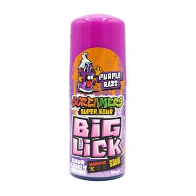 Zed Candy Screamers Purple Razz Big Lick - 12 x 60ml Bottles