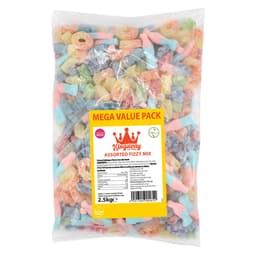 Kingsway Mega Value Assorted Fizzy Mix 2.5kg, mega value range