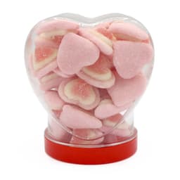 Heart Shape Jar With Red Lid 500ml (Empty)