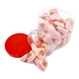 Heart Shape Jar With Red Lid 500ml (Empty)