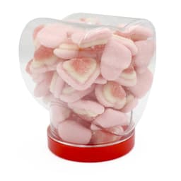 Heart Shape Jar With Red Lid 500ml (Empty)