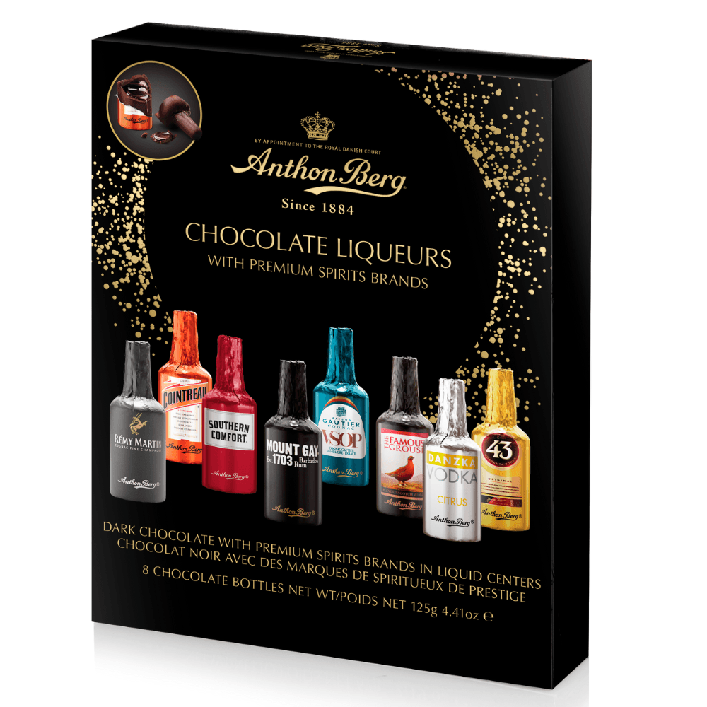8 Piece Anthon Berg Chocolate Liqueurs 