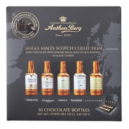 Anthon Berg Single Malt Whisky Liqueurs 10 Pieces 155g