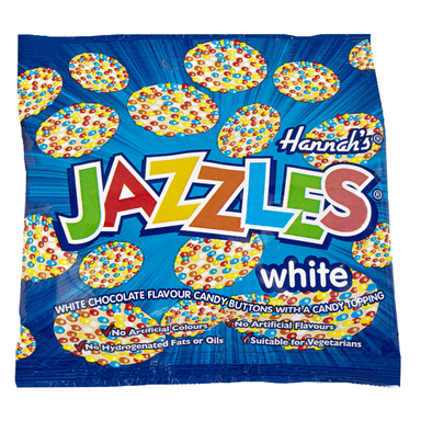 Hannah's White Jazzles - 12 x 140g Bags