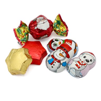 Milk Chocolate Christmas Assortment - 1 x 1kg Bag