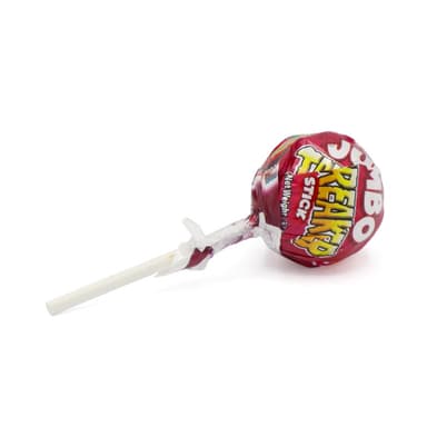 Zed Sour Cherry Jumbo Jawbreaker Pop - 40 x 33g Lollipops