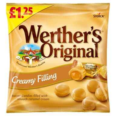 Werther's Original Creamy Filling - 12 x 110g Bags