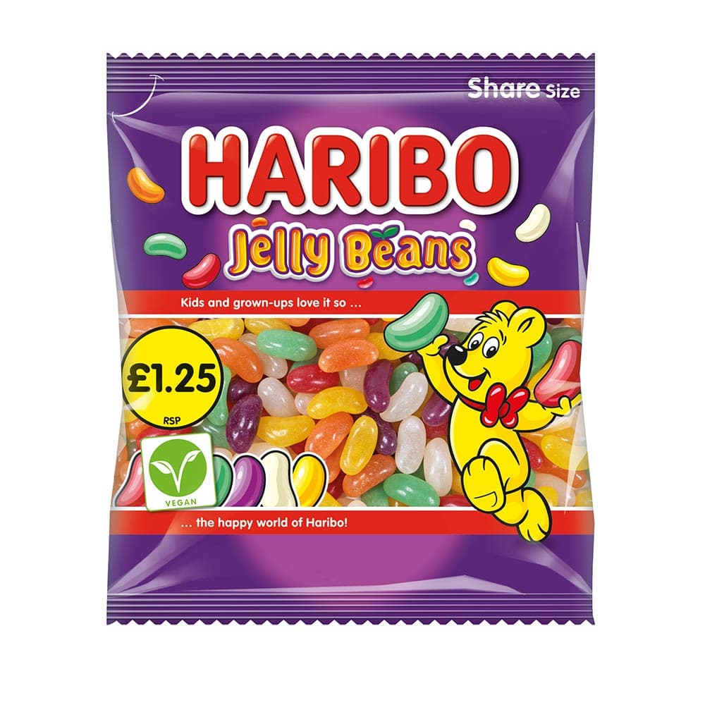 Haribo Jelly Beans Bags 140g £1.25 PMP