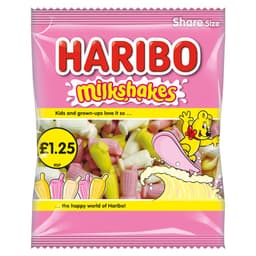 Haribo Milkshakes Share Bag 140g £1.25 PMP