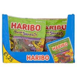 Haribo Twin Snakes Bag 140g £1.25 PMP