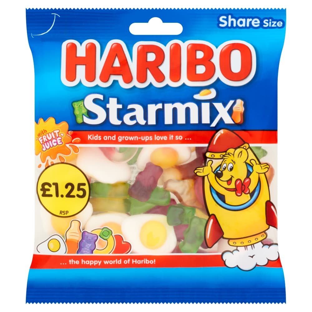 Haribo Starmix Share Bags 140g £1.25 PMP