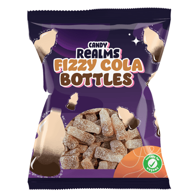 Candy Realms Fizzy Cola Bottles - 12 x 190g Bags