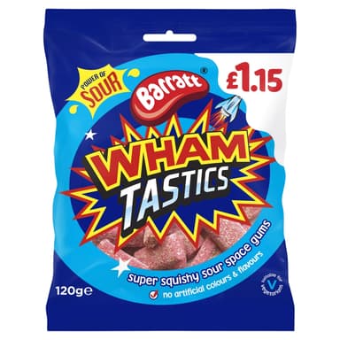 Barratt Wham Tastics - 12 x 120g Bags