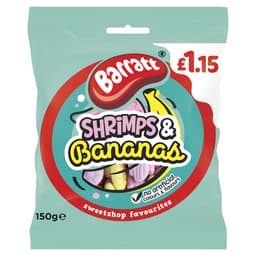 Barratt Shrimps & Bananas 150g £1.15 PMP