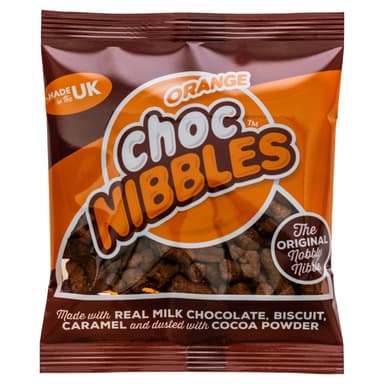 Choc Nibbles Orange - 12 X 150g Bags
