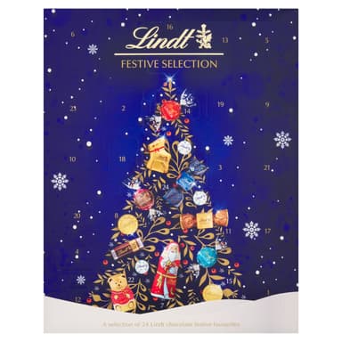 Lindt Festive Selection Advent Calendar - 1 x 289g Box