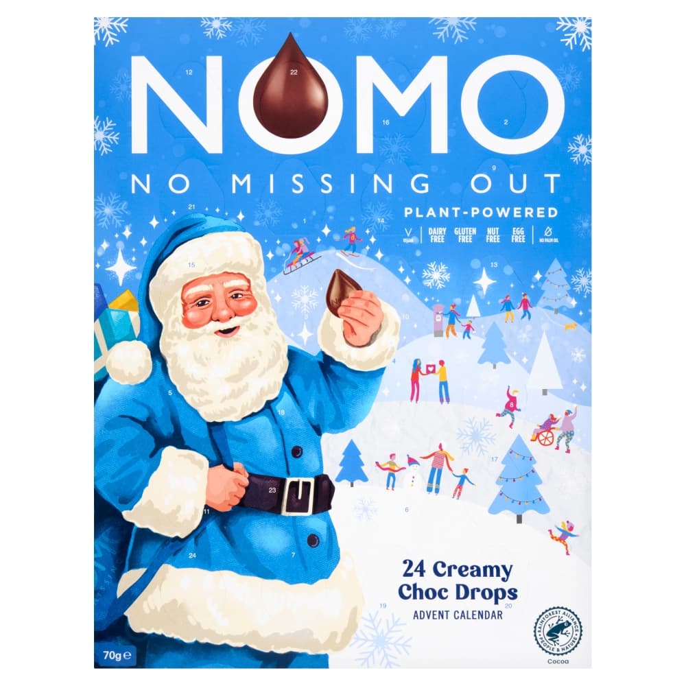 NOMO Creamy Choc Advent Calendar 70g