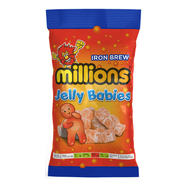 Millions Iron Brew Jelly Babies - 10 x 180g Bags
