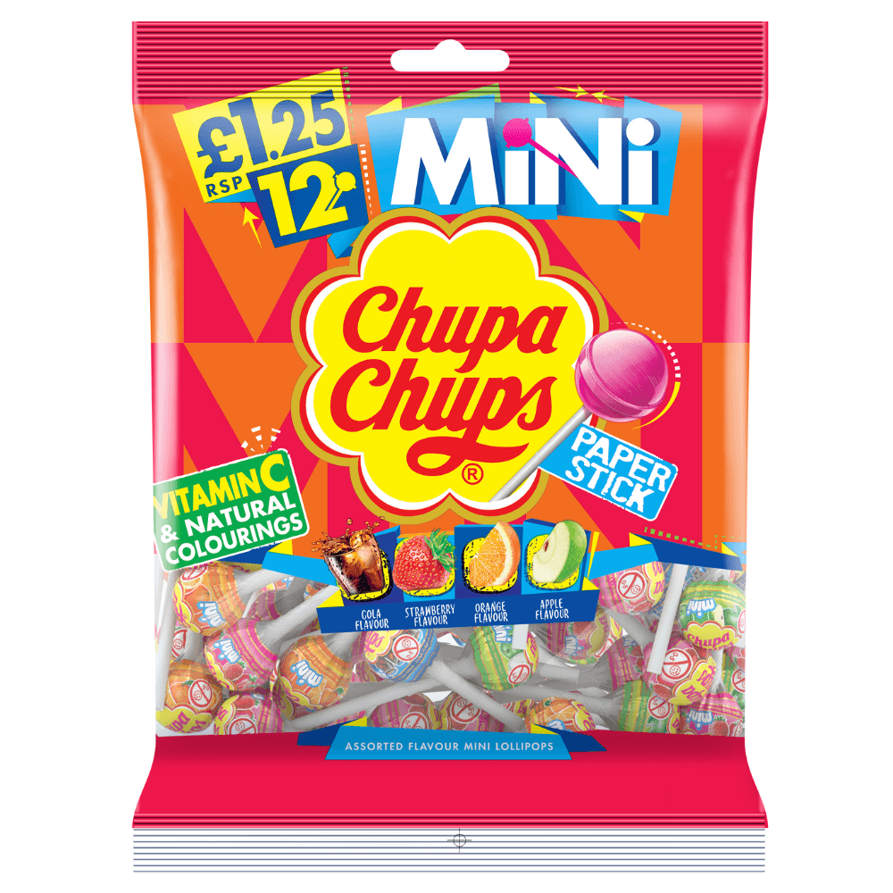 Chupa Chups Minis Bag 72g £1.25 PMP,