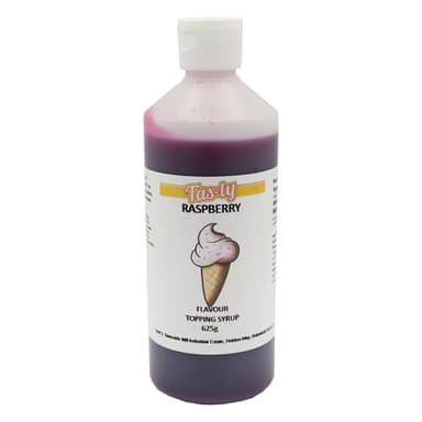 Tas-ty Raspberry Topping Sauce - 1 x 625g Bottle