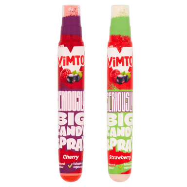 Vimto Strawberry & Cherry Giant Candy Spray - 12 x 60ml Bottles