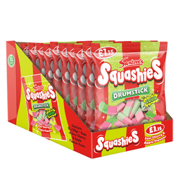Swizzels Drumstick Squashies Sour Cherry & Apple Flavour Bag 120g £1.15 PMP,
