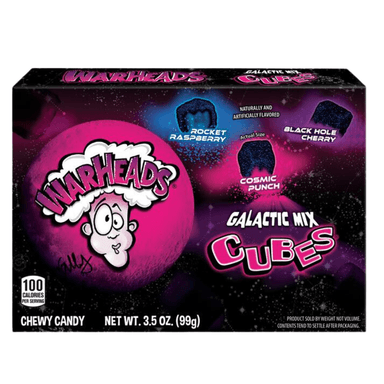 Warheads Galactic Cubes - 12 x 99g Boxes